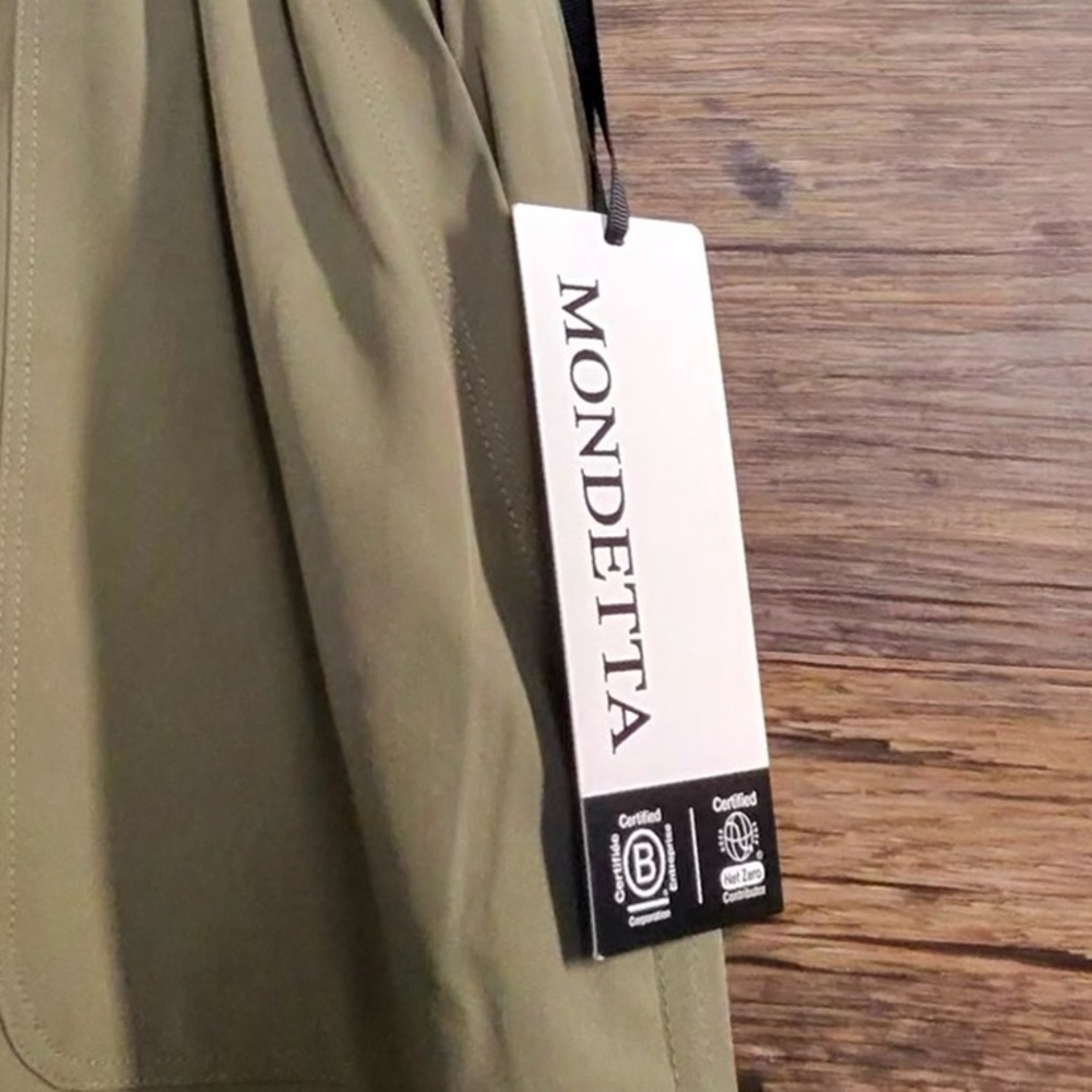 Mondetta Dusty Olive Green Side Stitch Wide Leg with Relaxed Fit - Picture 8 of 13